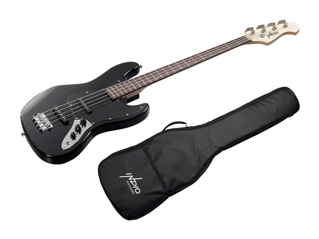 Indio Jamm 4-string Electric Bass Guitar with Gig Bag