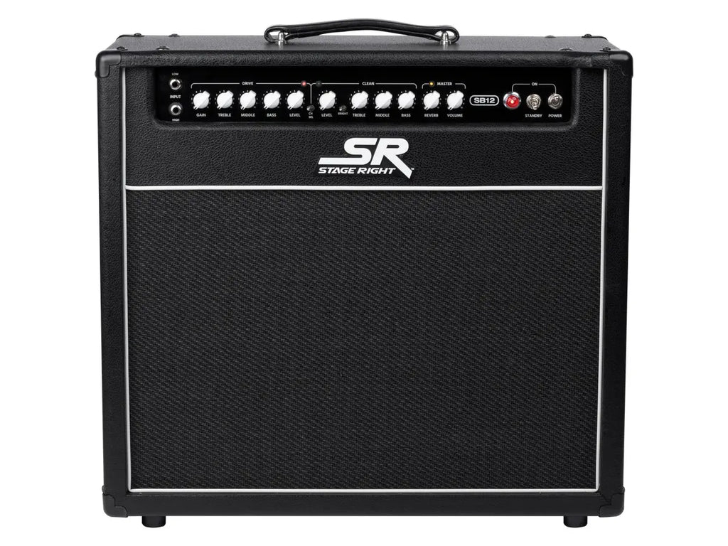 Stage Right SB12 50-watt All Tube 2-channel 1x12 Guitar Amp Combo with Reverb